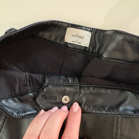 Aritzia Wilfred Rebel Leather Pants - Picture 4 of 4